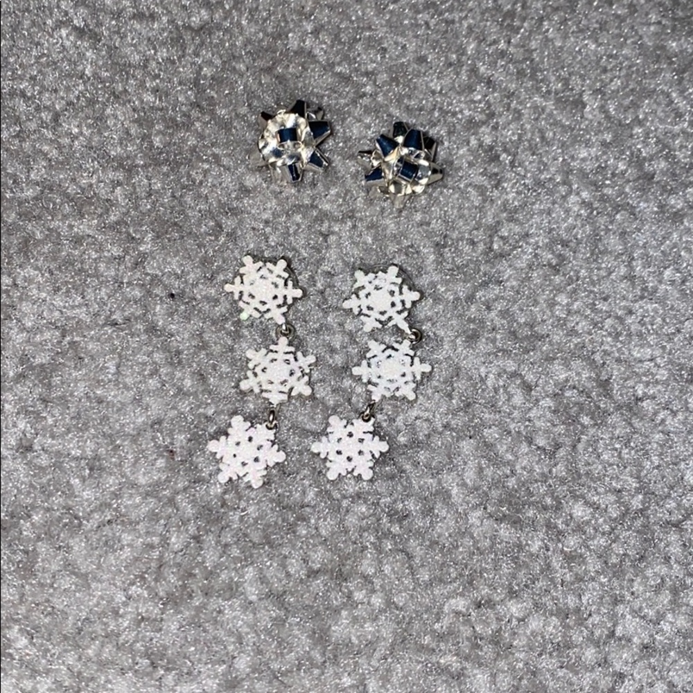 Christmas Themed Earrings (never worn)